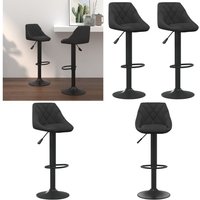 Vidaxl - Barhocker 2 Stk. Schwarz Samt - Samtsessel - Barhocker - Drehbares Stuhl - Höhenverstellbarer Hocker - Küchenhocker - Home & Living Vidaxl - Barhocker 2 Stk. Schwarz Samt - Samtsessel - Barhocker - Drehbares Stuhl - Höhenverstellbarer Hocker - Küchenhocker - Home & Living von VIDAXL