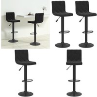 Vidaxl - Barhocker 2 Stk. Schwarz Samt - Samtsitzsack - Barhocker Schwarz - Drehbares Barstool - Hochwertiger Barhocker - Barstuhl Set - Home & Living Vidaxl - Barhocker 2 Stk. Schwarz Samt - Samtsitzsack - Barhocker Schwarz - Drehbares Barstool - Hochwertiger Barhocker - Barstuhl Set - Home & Living von VIDAXL