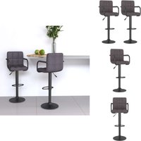 Vidaxl - Barhocker 2 Stk. Taupe Stoff - Barhocker - Tresenhocker - Thekenhocker - Barstuhl Vidaxl - Barhocker 2 Stk. Taupe Stoff - Barhocker - Tresenhocker - Thekenhocker - Barstuhl von VIDAXL