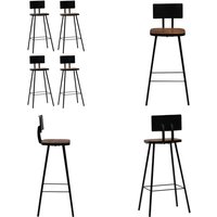 Vidaxl - Barhocker 4 Stk. Massives Altholz - Holz Barhocker - Vintage Barhocker - Industrieller Stuhl - Altholz Barhocker - Set Von 4 Barhockern Vidaxl - Barhocker 4 Stk. Massives Altholz - Holz Barhocker - Vintage Barhocker - Industrieller Stuhl - Altholz Barhocker - Set Von 4 Barhockern von VIDAXL