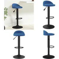 Barhocker Blau Samt - Vidaxl Barhocker Blau Samt - Vidaxl von VIDAXL