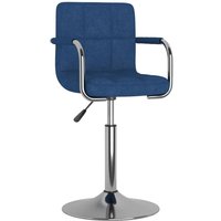 Barhocker Blau Stoff Vidaxl von VIDAXL