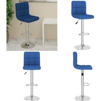 Barhocker Blau Stoff - Vidaxl von VIDAXL