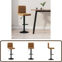 Vidaxl - Barhocker Braun Samt von VIDAXL