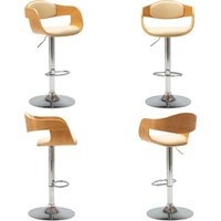 Vidaxl - Barhocker Creme Bugholz und Kunstleder - Barhocker - Esszimmerstuhl - Küchentischstuhl - Designerstuhl - Cremefarbener Stuhl - Home & Living Vidaxl - Barhocker Creme Bugholz und Kunstleder - Barhocker - Esszimmerstuhl - Küchentischstuhl - Designerstuhl - Cremefarbener Stuhl - Home & Living von VIDAXL