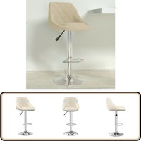 Barhocker Creme Samt - Vidaxl von VIDAXL