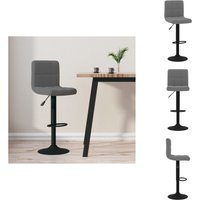 Vidaxl - Barhocker Dunkelgrau Samt - Barhocker - Tresenhocker - Thekenhocker - Barstuhl Vidaxl - Barhocker Dunkelgrau Samt - Barhocker - Tresenhocker - Thekenhocker - Barstuhl von VIDAXL