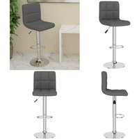 Barhocker Dunkelgrau Stoff - Vidaxl von VIDAXL