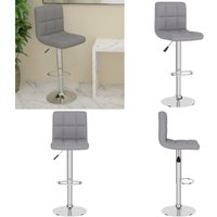 Barhocker Hellgrau Stoff - Vidaxl von VIDAXL