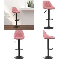 Barhocker Rosa Samt - Vidaxl von VIDAXL