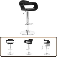 Vidaxl - Barhocker Schwarz Kunstleder - Barhocker - Küchenstuhl - Thekenstuhl - Esszimmerstuhl - Hochstuhl Vidaxl - Barhocker Schwarz Kunstleder - Barhocker - Küchenstuhl - Thekenstuhl - Esszimmerstuhl - Hochstuhl von VIDAXL