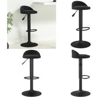 Barhocker Schwarz Samt - Samtsitz - Barhocker - Esszimmerstuhl - Höhenverstellbarer Stuhl - Drehbares Bürostuhl - Home & Living Barhocker Schwarz Samt - Samtsitz - Barhocker - Esszimmerstuhl - Höhenverstellbarer Stuhl - Drehbares Bürostuhl - Home & Living von VIDAXL