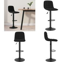 Barhocker Schwarz Samt - Vidaxl von VIDAXL