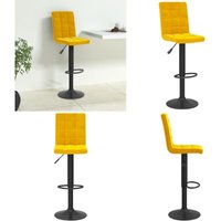 Barhocker Senfgelb Samt - Vidaxl von VIDAXL