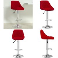 Barhocker Weinrot Samt - Vidaxl von VIDAXL