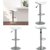 Vidaxl - Barhocker Weiß Verchromter Stahl und Kunstleder - Barhocker - Sitzhocker - Küchenhocker - Drehbares Stuhl - Höhenverstellbarer Stuhl - Home Vidaxl - Barhocker Weiß Verchromter Stahl und Kunstleder - Barhocker - Sitzhocker - Küchenhocker - Drehbares Stuhl - Höhenverstellbarer Stuhl - Home von VIDAXL
