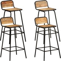Barstühle 4 Stk. Massivholz Mango Vidaxl von VIDAXL