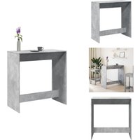 Vidaxl - Bartisch Betongrau 102x50x103,5 cm Holzwerkstoff - Bartisch - Bartische - Stehtisch - Kneipentisch Vidaxl - Bartisch Betongrau 102x50x103,5 cm Holzwerkstoff - Bartisch - Bartische - Stehtisch - Kneipentisch von VIDAXL