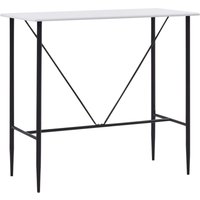 Bartisch Weiß 120 x 60 x 110 cm mdf - Vidaxl Bartisch Weiß 120 x 60 x 110 cm mdf - Vidaxl von VIDAXL