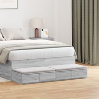 Vidaxl - Bett-Schubladen Grau Sonoma 120x36,5x16,5 cm Holzwerkstoff Vidaxl - Bett-Schubladen Grau Sonoma 120x36,5x16,5 cm Holzwerkstoff von VIDAXL