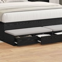 Vidaxl - Bett-Schubladen Schwarz 140x36,5x16,5 cm Holzwerkstoff Vidaxl - Bett-Schubladen Schwarz 140x36,5x16,5 cm Holzwerkstoff von VIDAXL
