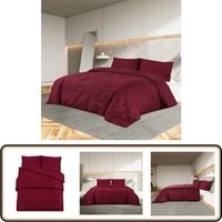 Vidaxl - Bettwäsche-Set Bordeauxrot 200x200 cm Leichte Mikrofaser - Bettenwäsche - Bordeauxrot - Mikrofaser - Bettwäsche Set - Doppelbett Vidaxl - Bettwäsche-Set Bordeauxrot 200x200 cm Leichte Mikrofaser - Bettenwäsche - Bordeauxrot - Mikrofaser - Bettwäsche Set - Doppelbett von VIDAXL