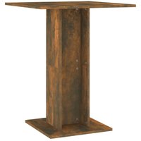 Bistrotisch Räuchereiche 60x60x75 cm Holzwerkstoff vidaXL752091 von BONNEVIE