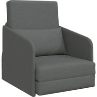 Boden Schlafsofa 2-in-1 Dunkelgrau 65x80x83 cm Stoff Vidaxl Boden Schlafsofa 2-in-1 Dunkelgrau 65x80x83 cm Stoff Vidaxl von VIDAXL