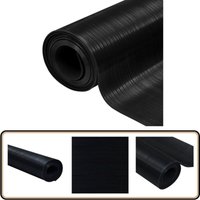 Bodenmatte Rutschfest Gummi 1,5x4 m 3 mm Feine Rippen - Gummieroberfläche - Bodenschutzmatte - Rutschfeste Matten - Gartenmatte - Werkstattmatte Bodenmatte Rutschfest Gummi 1,5x4 m 3 mm Feine Rippen - Gummieroberfläche - Bodenschutzmatte - Rutschfeste Matten - Gartenmatte - Werkstattmatte von VIDAXL