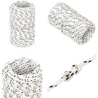 Bootsseil Geflochten Weiß 2 mmx50 m Polyester - Polyester Seil - Bootsseil - Schiffsseil - Segeltuch - Leinen - Home & Living Bootsseil Geflochten Weiß 2 mmx50 m Polyester - Polyester Seil - Bootsseil - Schiffsseil - Segeltuch - Leinen - Home & Living von VIDAXL