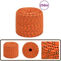Bootsseil Orange 6 mm 250 m Polypropylen - Vidaxl Bootsseil Orange 6 mm 250 m Polypropylen - Vidaxl von VIDAXL
