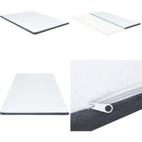 Vidaxl - Boxspringbett-Matratzenauflage 200 x 140 x 5 cm - Boxspringbett Matratzenauflage - Matratzentopper - Bettausstattung - Schlafkomfort von VIDAXL