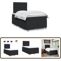 Vidaxl - Boxspringbett mit Matratze Schwarz 120x190 cm Kunstleder Vidaxl - Boxspringbett mit Matratze Schwarz 120x190 cm Kunstleder von VIDAXL