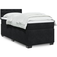 Boxspringbett mit Matratze Schwarz Samt Vidaxl 685149 Boxspringbett mit Matratze Schwarz Samt Vidaxl 685149 von VIDAXL