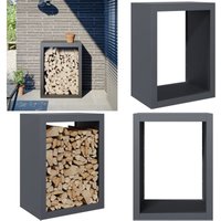 Brennholzregal Anthrazit 60x40x80 cm Stahl - Vidaxl Brennholzregal Anthrazit 60x40x80 cm Stahl - Vidaxl von VIDAXL