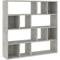 Bonnevie - Bücherregal/Raumteiler,Bücherschrank Betongrau 105x24x102 cm vidaXL von BONNEVIE