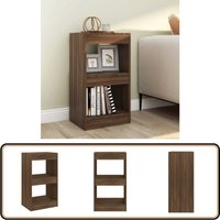 Bücherregal/Raumteiler Braun Eichen-Optik 40x30x72 cm - Bucherregal - Raumteiler - Holzmöbel - Eiche Optik - Wohnzimmerdeko Bücherregal/Raumteiler Braun Eichen-Optik 40x30x72 cm - Bucherregal - Raumteiler - Holzmöbel - Eiche Optik - Wohnzimmerdeko von VIDAXL