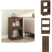 Bücherregal/Raumteiler Braun Eichen-Optik 40x30x72 cm - Bucherregal - Raumteiler - Holzmöbel - Eiche Optik - Wohnzimmerdeko Bücherregal/Raumteiler Braun Eichen-Optik 40x30x72 cm - Bucherregal - Raumteiler - Holzmöbel - Eiche Optik - Wohnzimmerdeko von VIDAXL