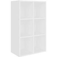 Bücherregal/Sideboard,Kommode Weiß 66×30×97,8 cm Holzwerkstoff vidaXL von BONNEVIE