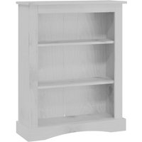 Vidaxl - Bücherschrank 3 Fächer Mexiko-Stil Kiefernholz Grau 81x29x100cm Grau von BONNEVIE