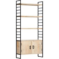 Bücherregal 4 Ebenen 80x30x180 cm Mango Massivholz Vidaxl Bücherregal 4 Ebenen 80x30x180 cm Mango Massivholz Vidaxl von VIDAXL