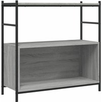 Bücherregal Grau Sonoma 80x30x78,5 cm Holzwerkstoff und Eisen Vidaxl Bücherregal Grau Sonoma 80x30x78,5 cm Holzwerkstoff und Eisen Vidaxl von VIDAXL