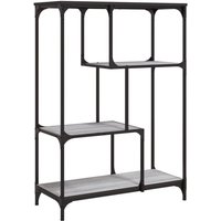 Bücherregal Grau Sonoma 81x36x115 cm Holzwerkstoff und Stahl Vidaxl von VIDAXL