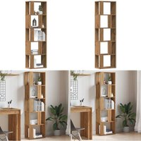 Vidaxl - Bücherschrank Artisan-Eiche 45x24x159 cm Holzwerkstoff von VIDAXL