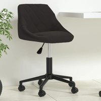 Bürostuhl Drehbar Schwarz Samt - Vidaxl Bürostuhl Drehbar Schwarz Samt - Vidaxl von VIDAXL