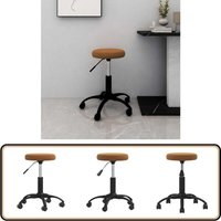 Vidaxl - Bürostuhl Drehbar Braun Samt von VIDAXL