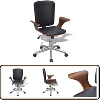 Vidaxl - Bürostuhl Drehbar Bugholz mit Kunstleder-Polsterung - Bürostuhl - Schreibtischstuhl - Drehstuhl - Ergonomischer Stuhl - Lederstuhl Vidaxl - Bürostuhl Drehbar Bugholz mit Kunstleder-Polsterung - Bürostuhl - Schreibtischstuhl - Drehstuhl - Ergonomischer Stuhl - Lederstuhl von VIDAXL