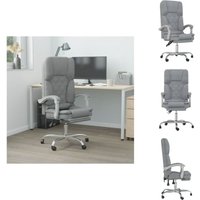 Vidaxl - Bürostuhl mit Massagefunktion Hellgrau Stoff - Massierender Bürostuhl - Ergonomischer Bürostuhl - Schreibtischstuhl - Gaming-Stuhl Vidaxl - Bürostuhl mit Massagefunktion Hellgrau Stoff - Massierender Bürostuhl - Ergonomischer Bürostuhl - Schreibtischstuhl - Gaming-Stuhl von VIDAXL