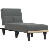 Vidaxl - Chaiselongue Dunkelgrau Stoff von VIDAXL