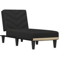 Chaiselongue Schwarz Stoff Vidaxl von VIDAXL